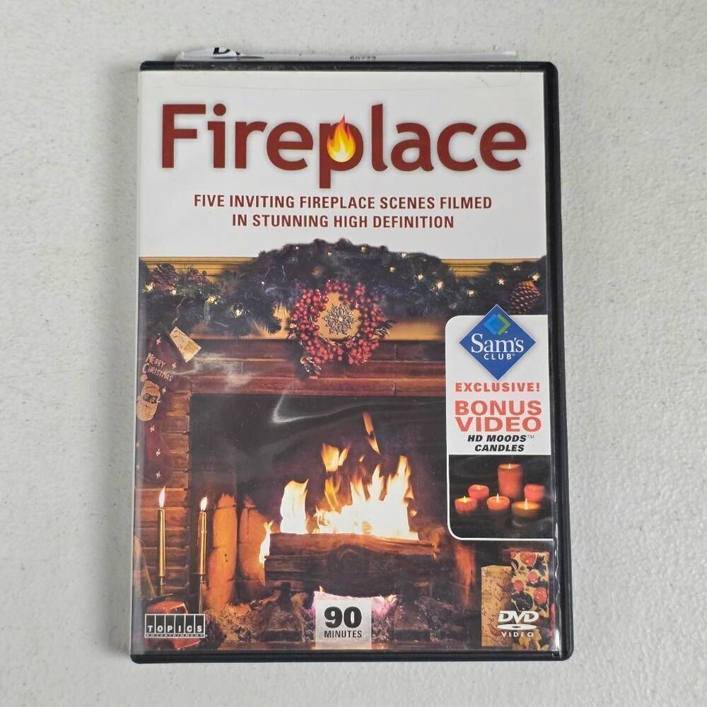 Fireplace DVD HD Holiday Scenes Sam’s Club Bonus